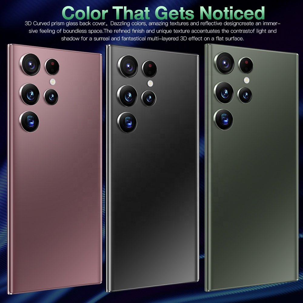 2023 New Version Original S23 Ultra 5g Phone6.8 Inch 12Gb + 512Gb Android 13 Smartphone Dual Sim Ten Core Smart Mobile Phones